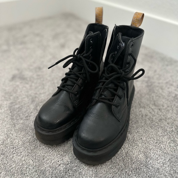 Dr. Martens Vegan Jadon II Mono Platform Boots - Picture 2 of 4